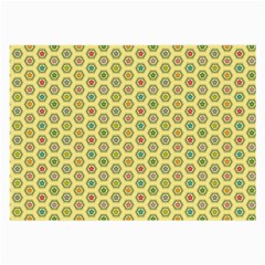 Hexagonal Pattern Unidirectional Yellow Large Glasses Cloth by HermanTelo