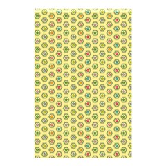 Hexagonal Pattern Unidirectional Yellow Shower Curtain 48  X 72  (small)  by HermanTelo