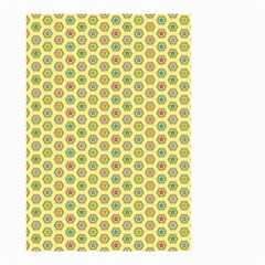 Hexagonal Pattern Unidirectional Yellow Small Garden Flag (two Sides)