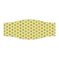 Hexagonal Pattern Unidirectional Yellow Stretchable Headband