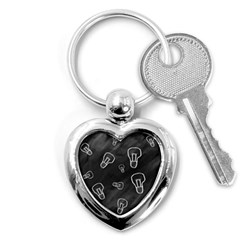 Many Lamps Background Key Chain (heart) by HermanTelo