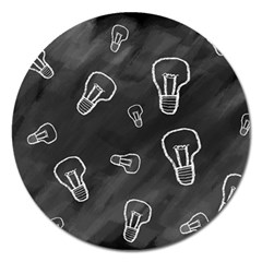 Many Lamps Background Magnet 5  (round)