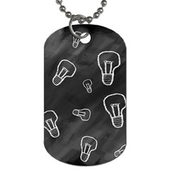 Many Lamps Background Dog Tag (one Side) by HermanTelo