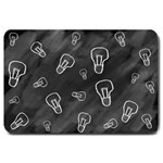 Many Lamps Background Large Doormat  30 x20  Door Mat