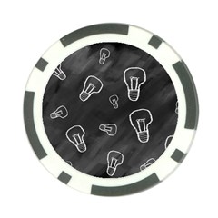 Many Lamps Background Poker Chip Card Guard (10 Pack)