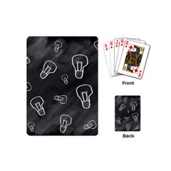 Many Lamps Background Playing Cards (mini) by HermanTelo