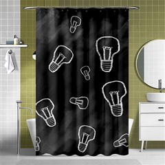 Many Lamps Background Shower Curtain 48  X 72  (small) 