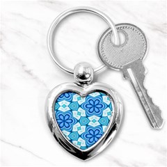 Pattern Abstract Wallpaper Key Chain (heart) by HermanTelo