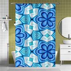 Pattern Abstract Wallpaper Shower Curtain 48  X 72  (small)  by HermanTelo