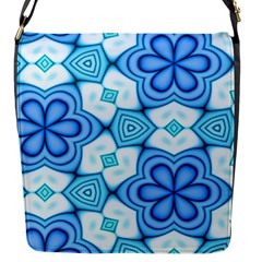 Pattern Abstract Wallpaper Flap Closure Messenger Bag (s)