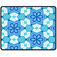 Pattern Abstract Wallpaper Double Sided Fleece Blanket (medium) 