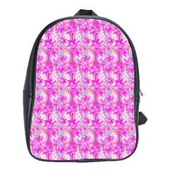 Maple Leaf Plant Seamless Pattern School Bag (xl)