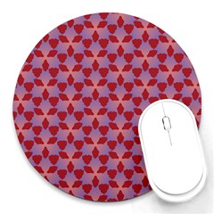 Pattern New Seamless Round Mousepads by HermanTelo