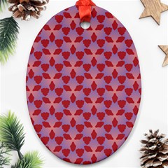 Pattern New Seamless Oval Ornament (two Sides)