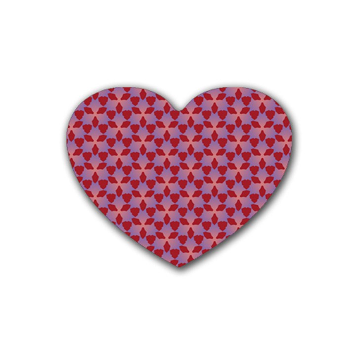 Pattern New Seamless Heart Coaster (4 pack) 