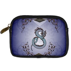 Wonderful Decorative Chinese Dragon Digital Camera Leather Case by FantasyWorld7