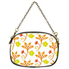 Pattern Floral Spring Map Gift Chain Purse (one Side)