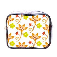 Pattern Floral Spring Map Gift Mini Toiletries Bag (one Side)