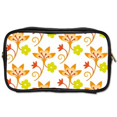 Pattern Floral Spring Map Gift Toiletries Bag (two Sides)