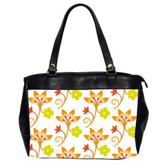 Pattern Floral Spring Map Gift Oversize Office Handbag (2 Sides)