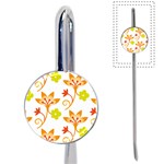 Pattern Floral Spring Map Gift Book Mark Front