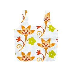 Pattern Floral Spring Map Gift Full Print Recycle Bag (s)