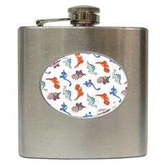 Pattern Dinosaurs Hip Flask (6 Oz)