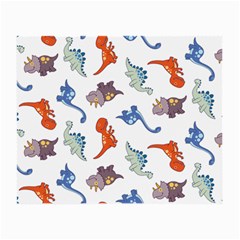 Pattern Dinosaurs Small Glasses Cloth (2 Sides)