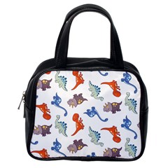 Pattern Dinosaurs Classic Handbag (one Side) by HermanTelo