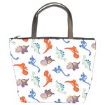 Pattern Dinosaurs Bucket Bag Front