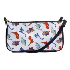 Pattern Dinosaurs Shoulder Clutch Bag