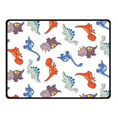 Pattern Dinosaurs Fleece Blanket (small)