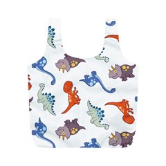 Pattern Dinosaurs Full Print Recycle Bag (m)