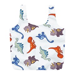 Pattern Dinosaurs Full Print Recycle Bag (l)