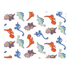 Pattern Dinosaurs Double Sided Flano Blanket (mini) 