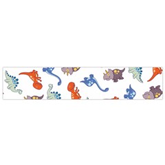 Pattern Dinosaurs Small Flano Scarf