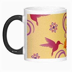 Pattern Bird Flower Morph Mugs