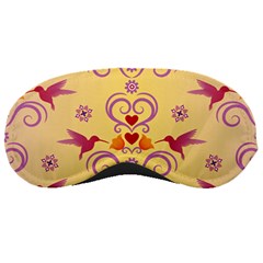 Pattern Bird Flower Sleeping Mask