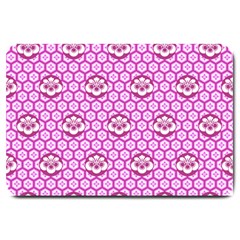 Paulownia Flowers Japanese Style Large Doormat 