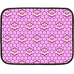 Paulownia Flowers Japanese Style Double Sided Fleece Blanket (mini) 