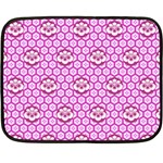 Paulownia Flowers Japanese Style Double Sided Fleece Blanket (Mini)  35 x27  Blanket Front