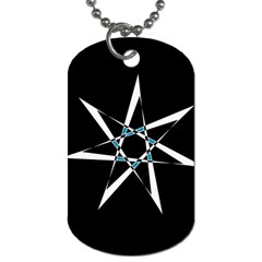 Star Sky Design Decor Dog Tag (two Sides)