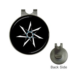 Star Sky Design Decor Hat Clips With Golf Markers