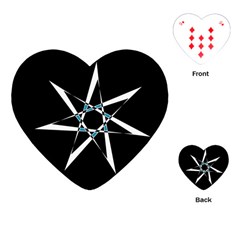 Star Sky Design Decor Playing Cards (heart)