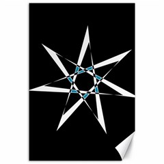 Star Sky Design Decor Canvas 24  X 36 