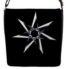 Star Sky Design Decor Flap Closure Messenger Bag (s)