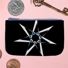 Star Sky Design Decor Large Coin Purse by HermanTelo