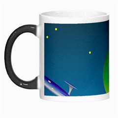 Rocket Spaceship Space Morph Mugs by HermanTelo