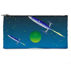 Rocket Spaceship Space Pencil Cases by HermanTelo