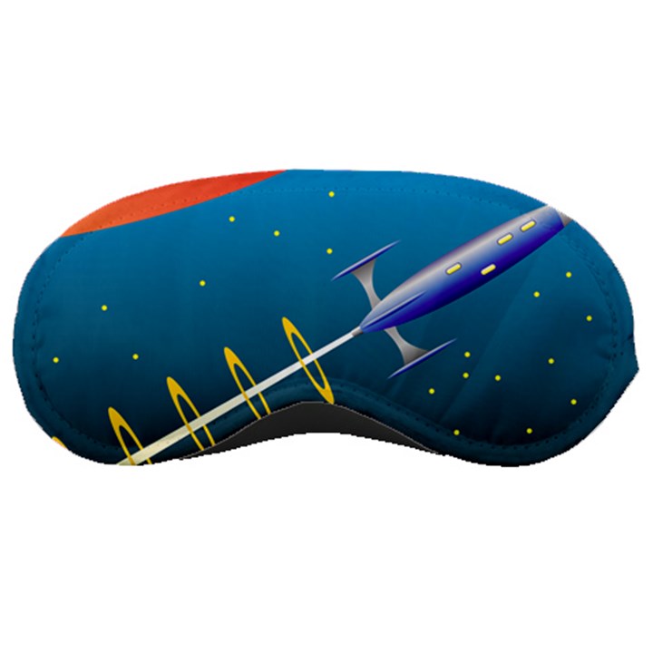 Rocket Spaceship Space Galaxy Sleeping Mask